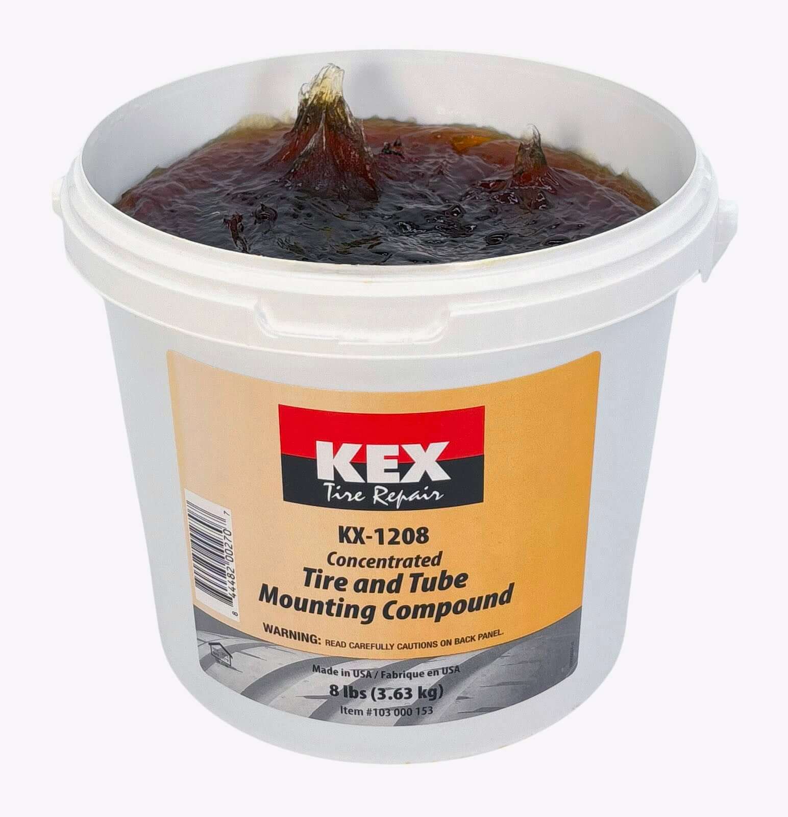 Tire Mounting Lube Tire and Tube Mounting Compound Paste REMA Style Brown 8 lb