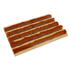 Kex 361 Tire Repair Strings 4 Inch Fat Brown Rubber Impregnated 50 Pack
