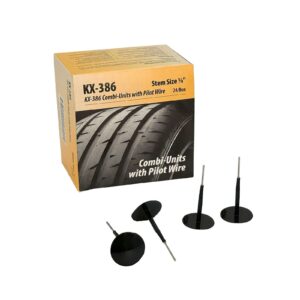 Kex 386 Combi-Unit Universal Lead Wire 1/8" Stem 1-1/4" Round Patch 24 Box