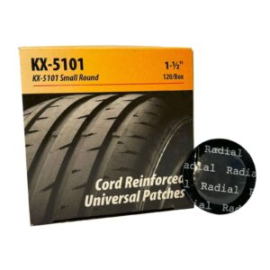 Kex 5101 Radial Tire Repair Unit 1-9/16" Round 1 Ply 120 Box