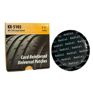 Kex 5103 Radial Tire Repair Unit 3-1/8" Round 1 Ply 50 Box