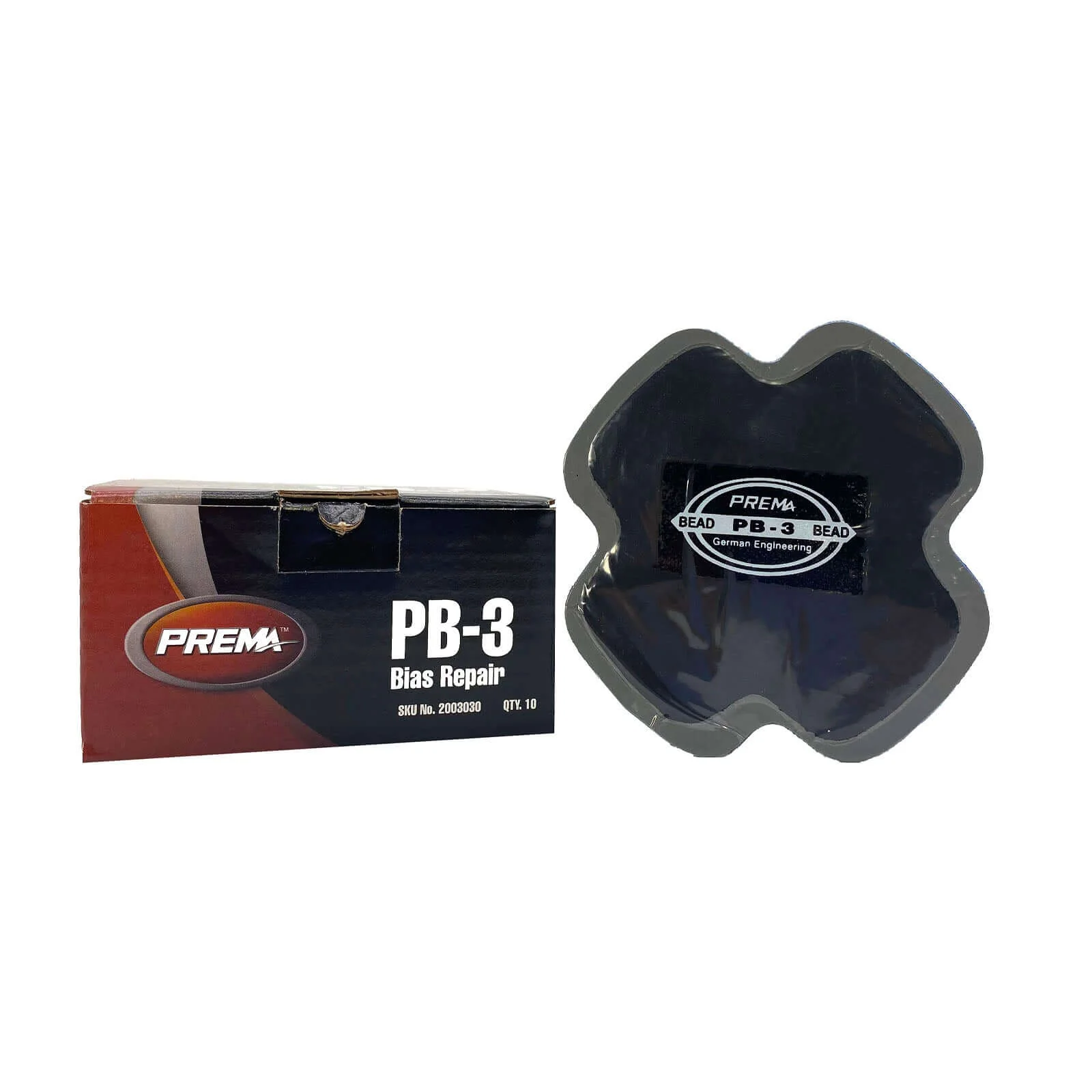 Prema PB-3 Bias Ply Tire Repair Unit 3-3/4" 2 Ply 10 Pack PPB3