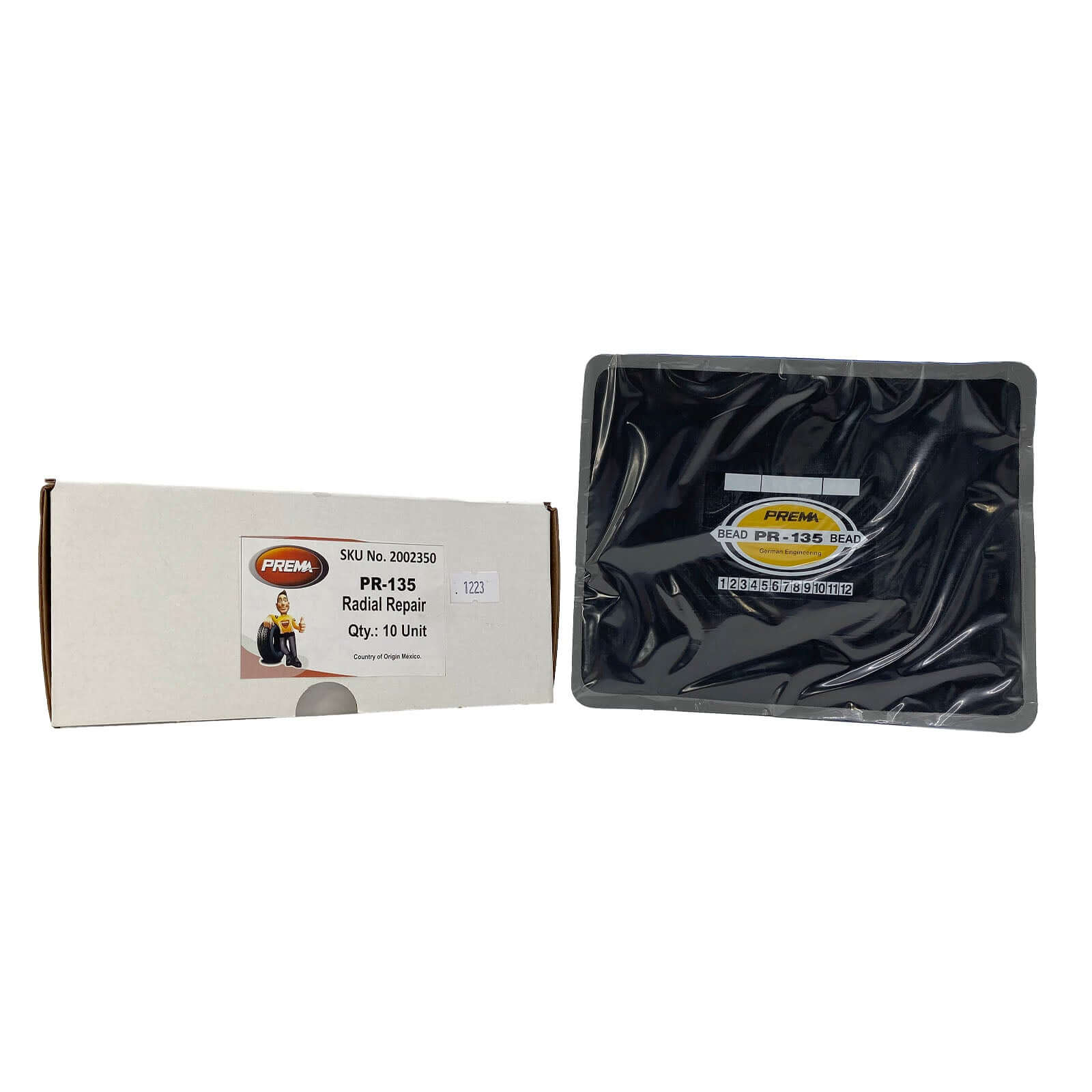 Prema PR-135 Radial Repair Unit, 7 1/2" x 5.1/2", 4 Ply (10 bx)