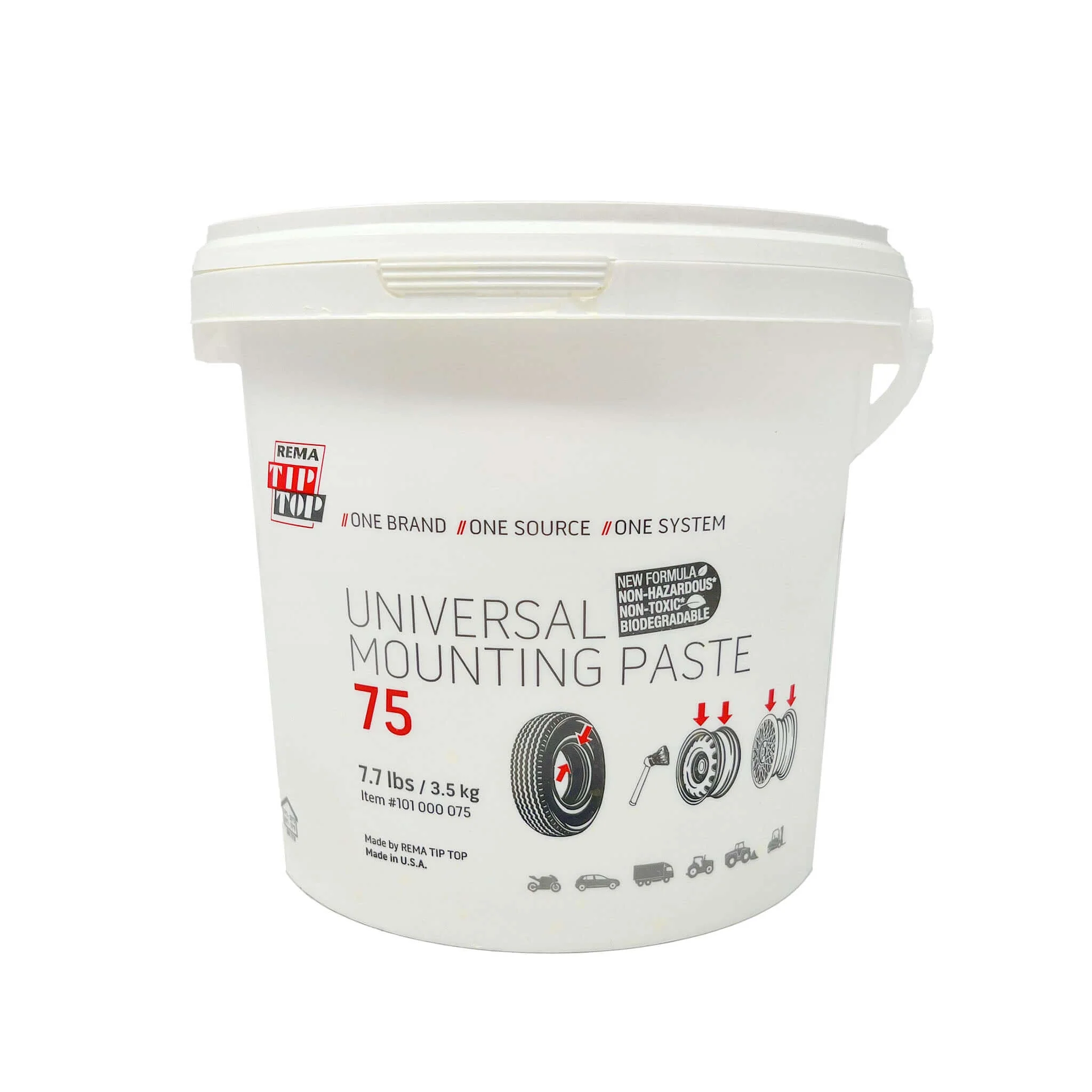 Rema 75 Tire Mounting Paste 7.75 lb Ready to Use TPMS Compatible