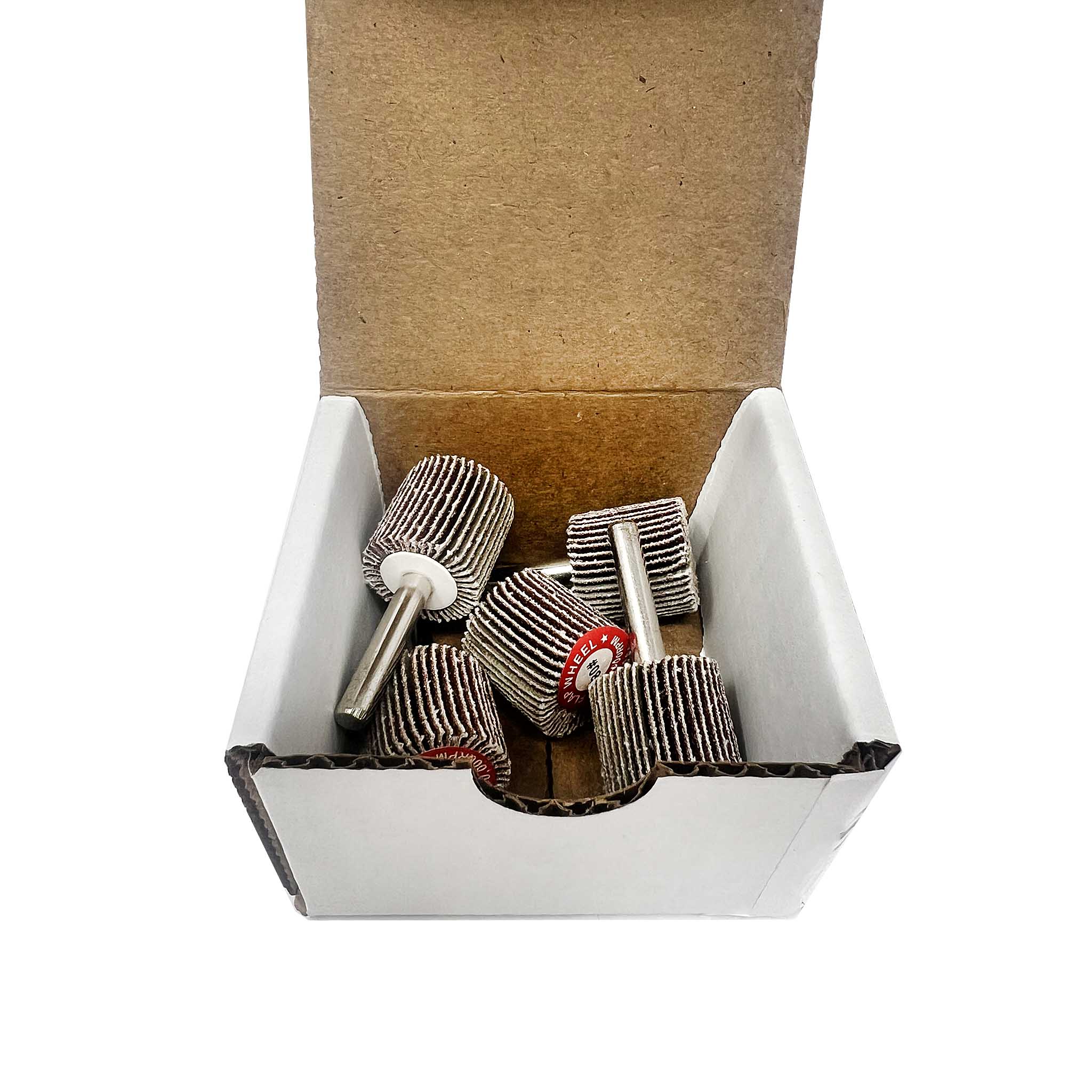 1" x 1" Flap Wheel 80 Grit 5PK