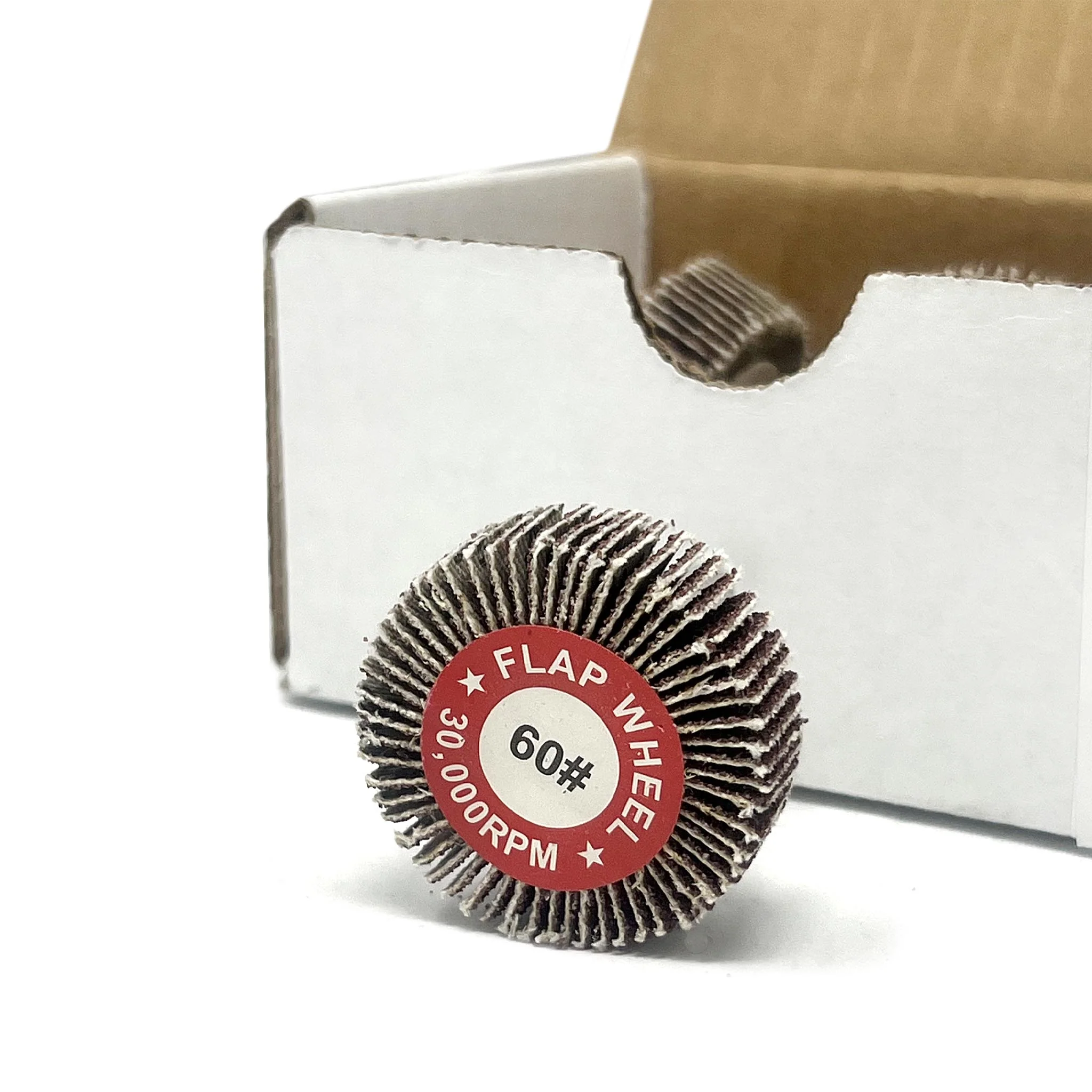 1 1/2" x 1/2" Flap Wheel 60 Grit 5PK