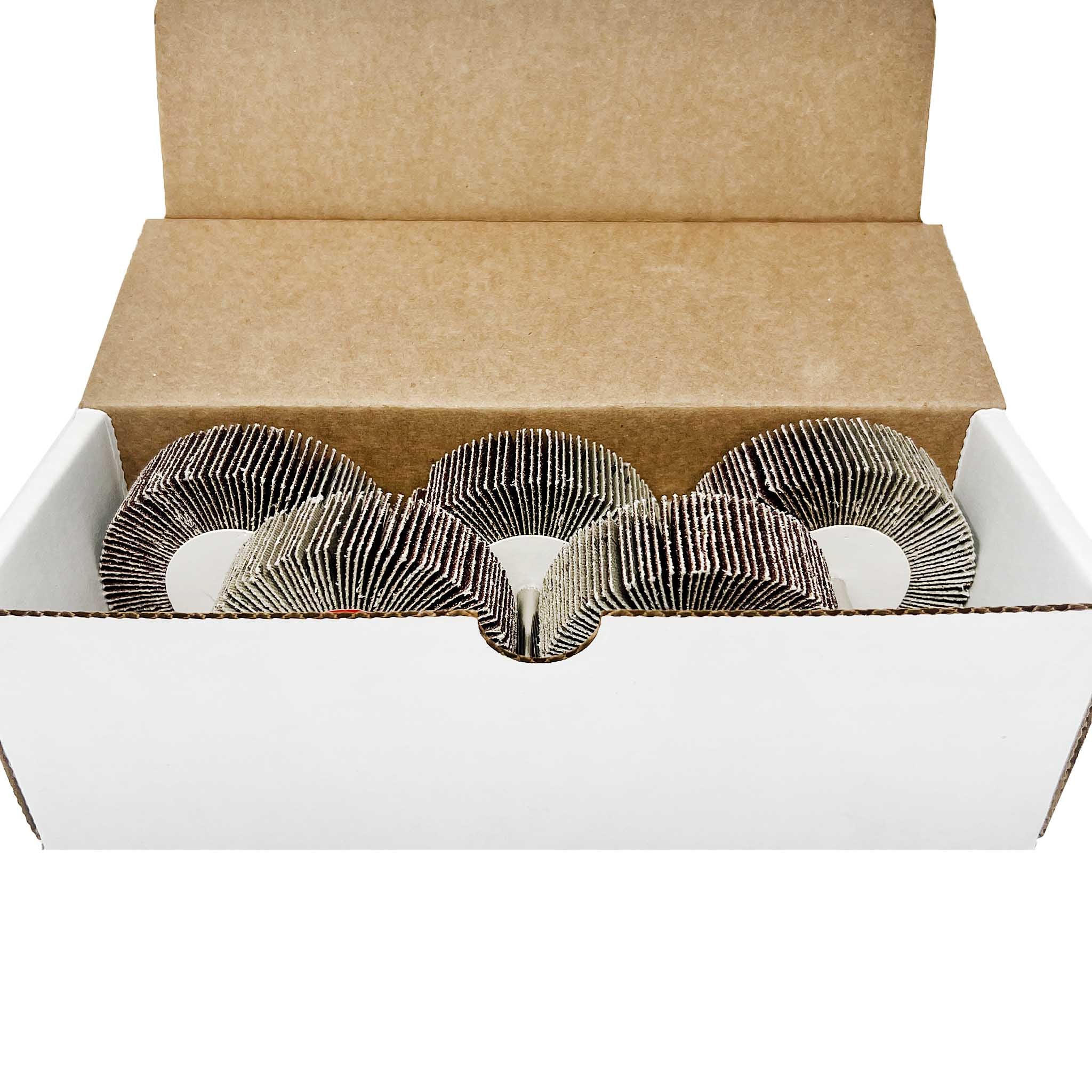 3" x 1" Flap Wheel 80 Grit 5PK