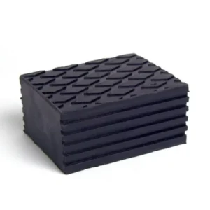 Universal Rubber Block 6-1/4" x 4-3/4" x 3" Thick Pack of 4