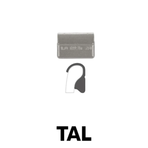 Zinc Clip-On Wheel Weights TAL Profile 1 oz Heavy Duty