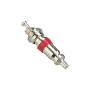 TPMS Nickel Plated Valve Cores Red Teflon Seal 100 per Box