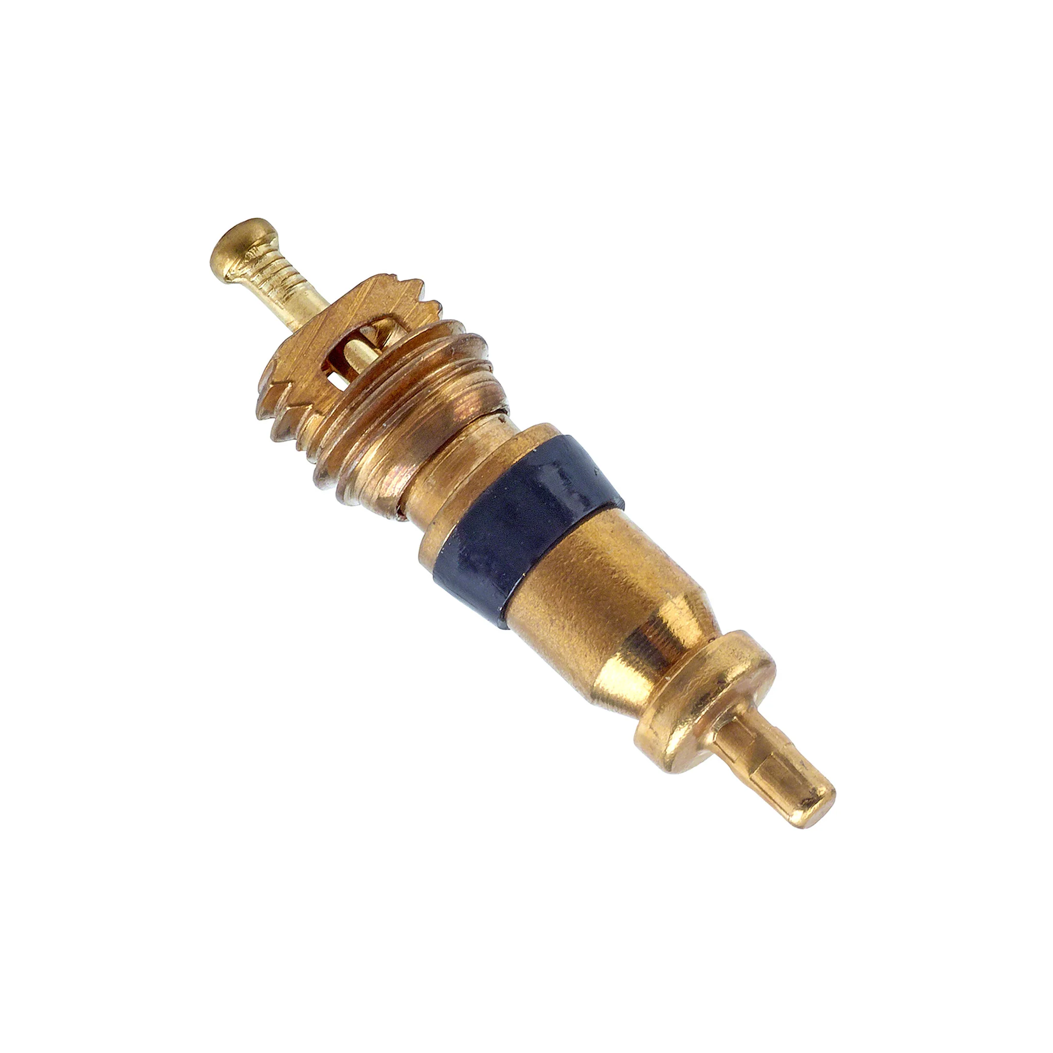 Standard Bore Brass Valve Core Black Seal 100 Pack