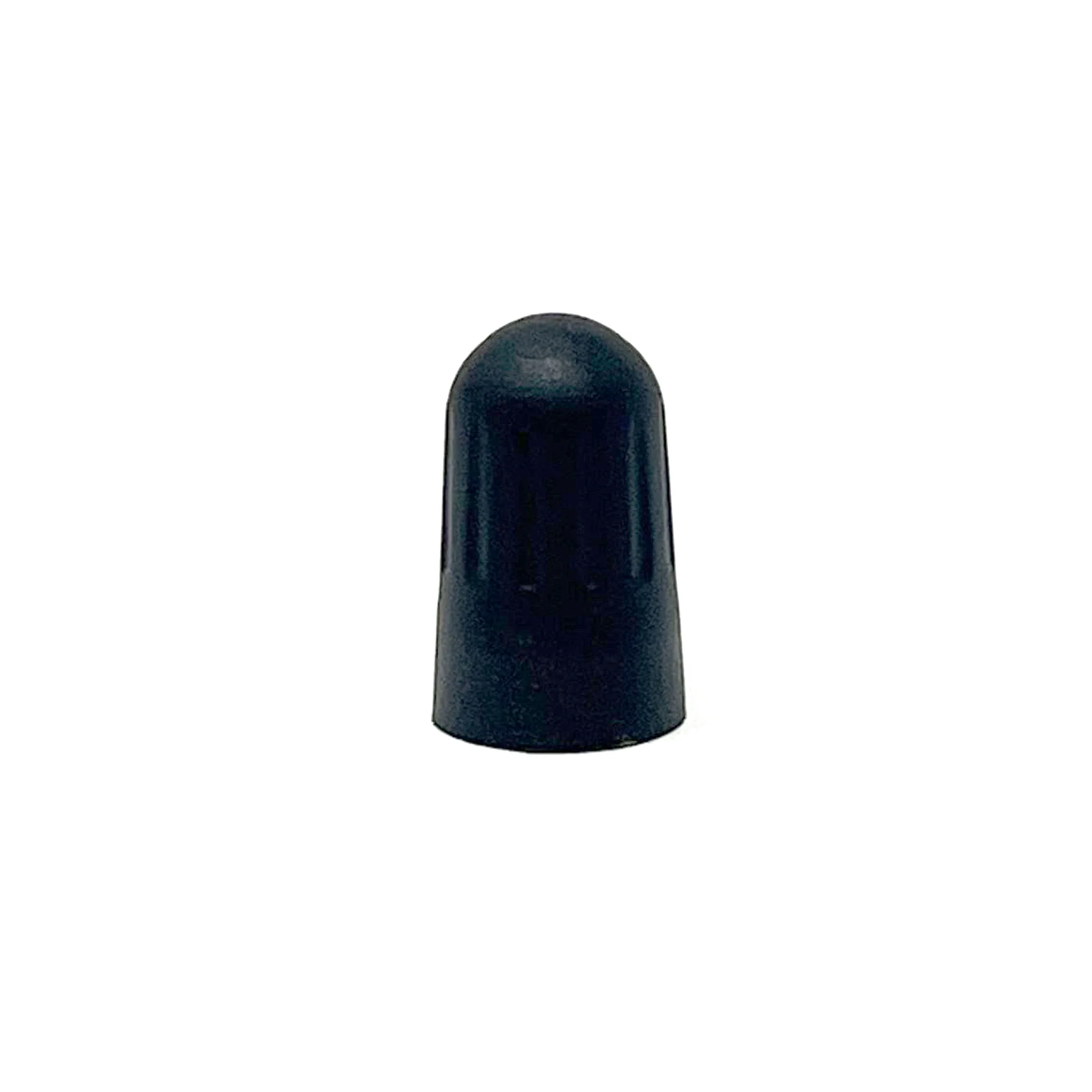 Long Black Plastic Valve Caps 100pcs Bag