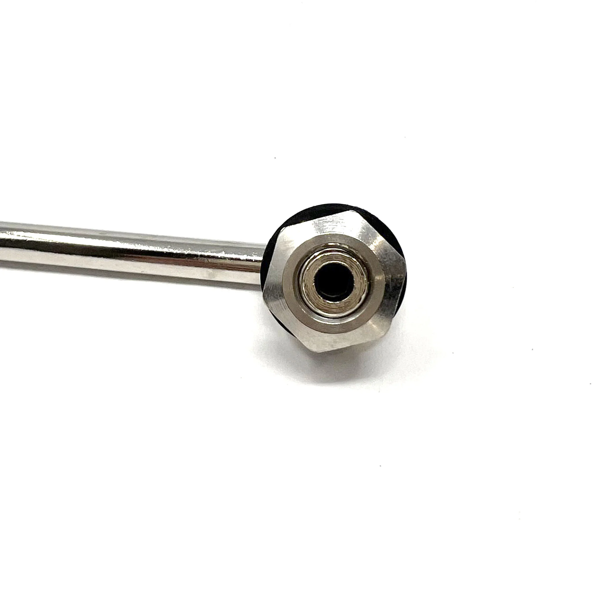 TR510 Clamp-In Metal Truck Tire Rim Valve 0.382" Bore 90? Bend 5.5" Long Bag of 50