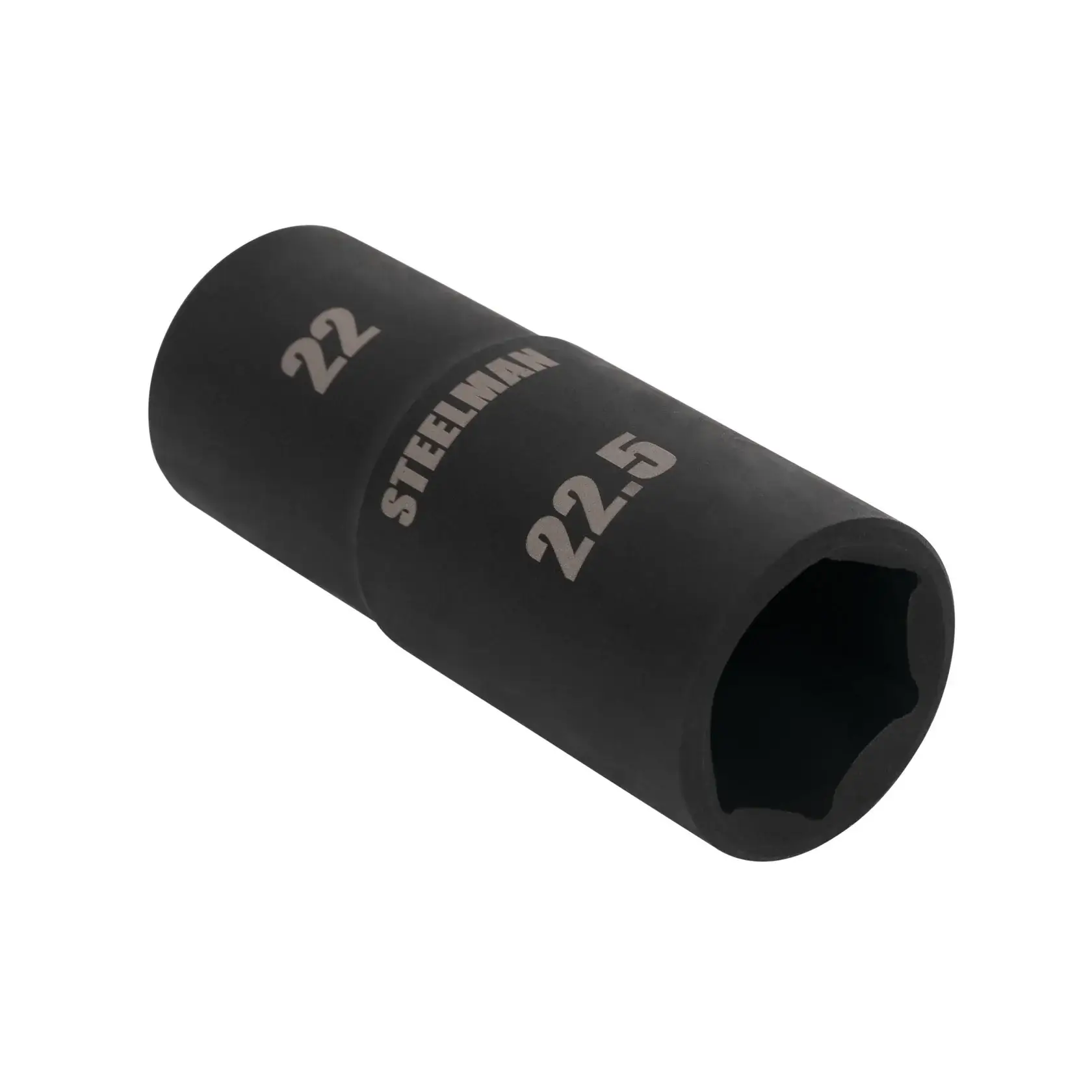 1/2" Drive 22mm x 22.5mm Deep Flip Impact Socket 6-Point Thin Wall