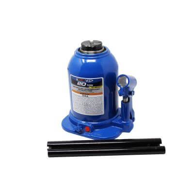 20-Ton Short Bottle Jack Welded 7.25" - 13.39" Lifting Range K-Tool