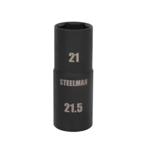 1/2" Drive 21mm x 21.5mm Deep Flip 6-Point Thin-Wall Impact Socket