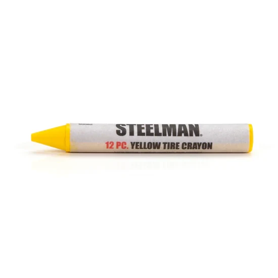 Steelman Yellow Tire Marking Crayons Box of 12